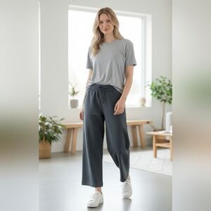 #026 Lululemon Athletica Charcoal Cropped Pants